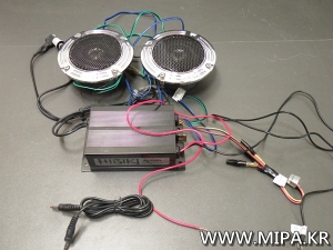 Kijima Hibiki Sound System 범용 바이크 오디오 유닛 기본 풀세트  (MP03)150710